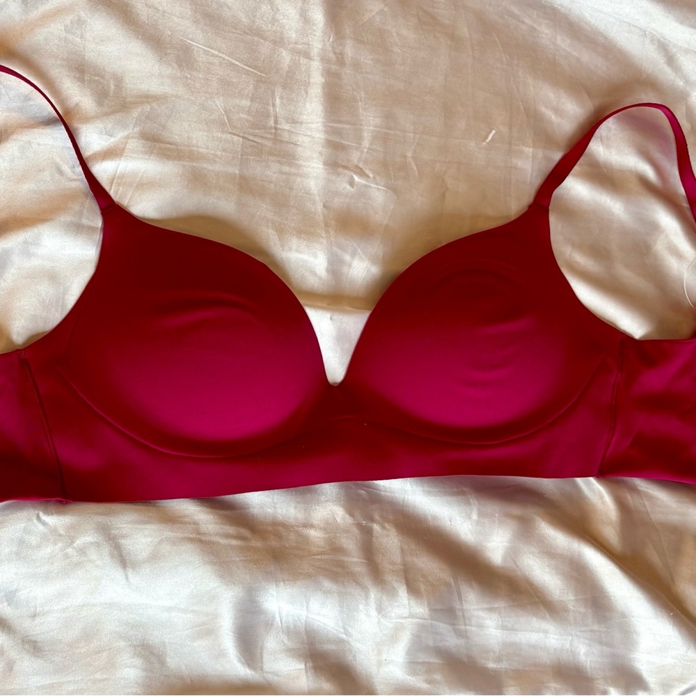 ThirdLove Hot Pink Wireless Push-up Bra
